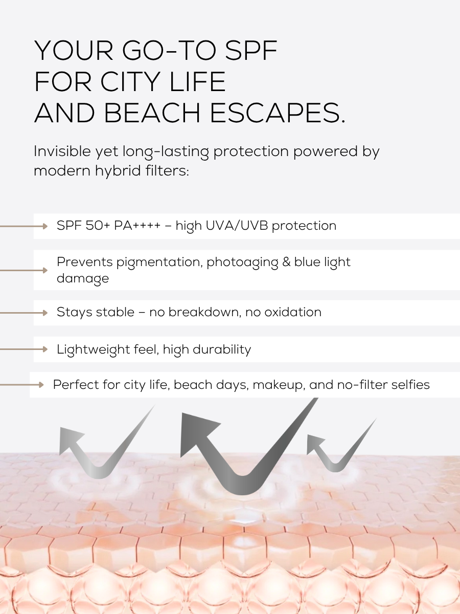 GLOWING SPF50+ LAURA ZACKARYA™ UVA/UVB | TINTED SUNSCREEN P++++