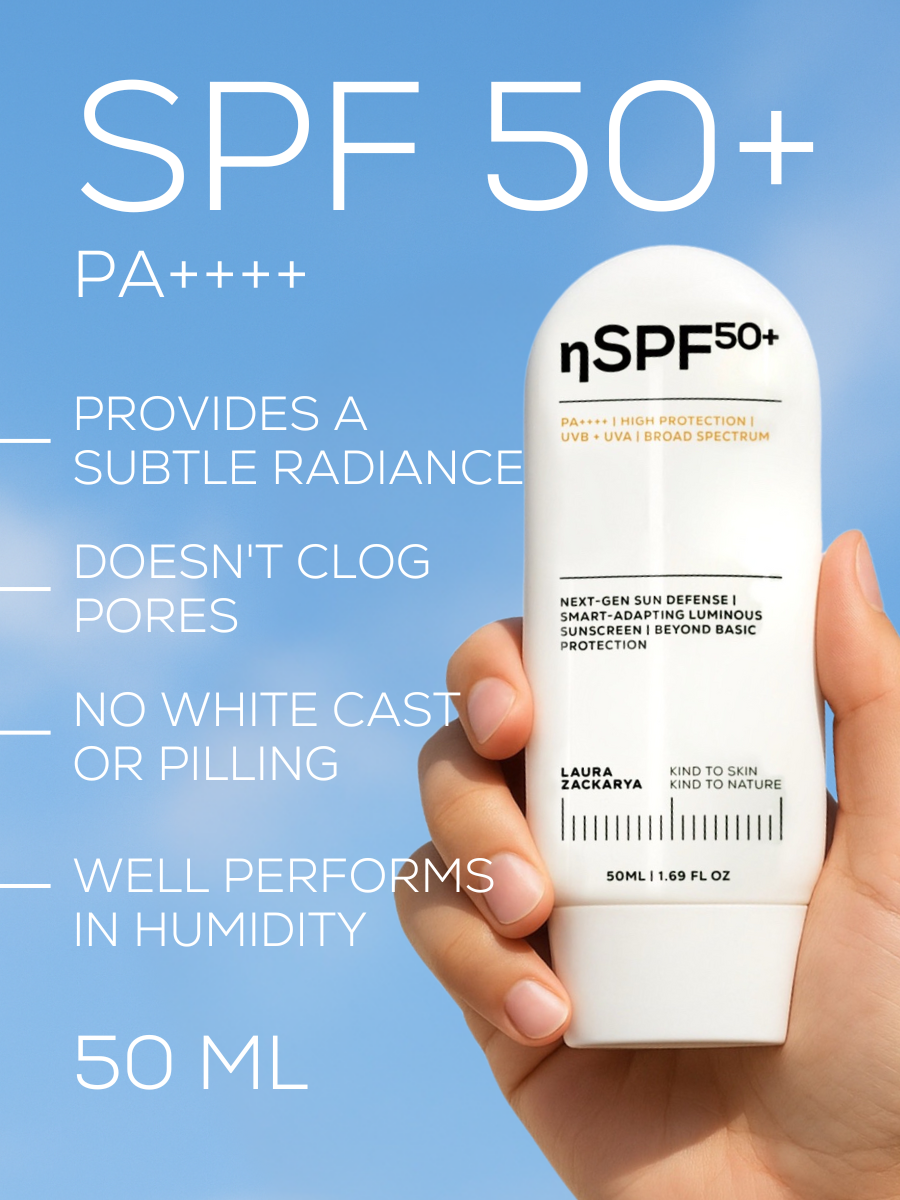GLOWING SPF50+ LAURA ZACKARYA™ UVA/UVB | TINTED SUNSCREEN P++++