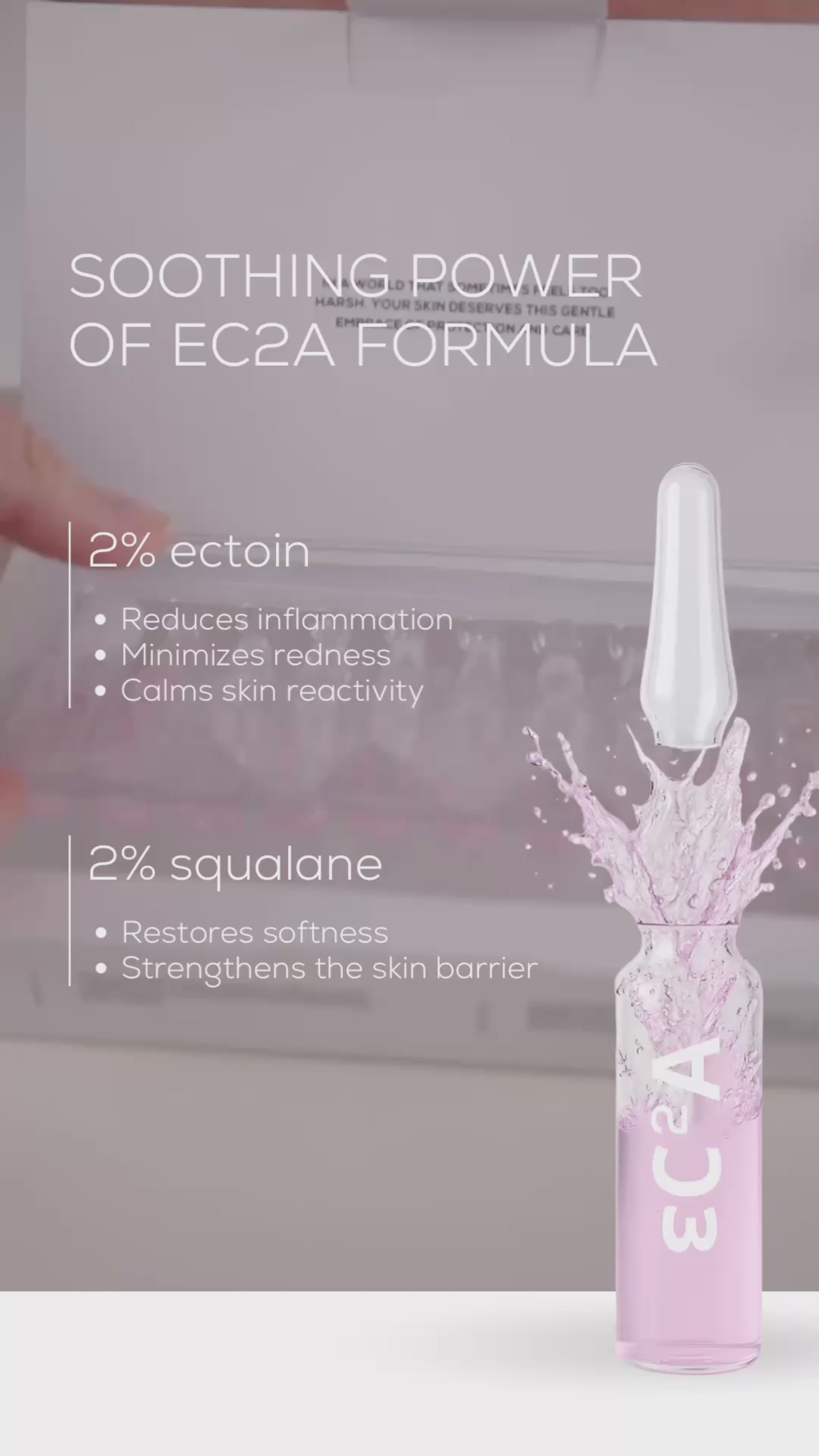 EC2A Calming Ampoules for Rosacea & Sensitive Skin | Barrier Repair & Recovery |  LAURA ZACKARYA™